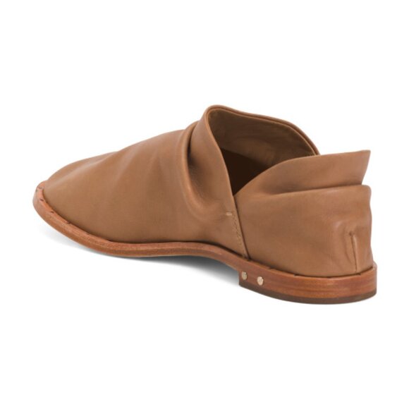 NEW BEEK Made In Mexico Leather Puffin Slip On Flats Saddle for women 825 10j5 - Picture 3 of 8